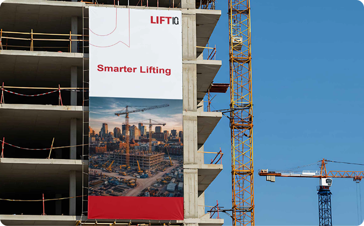 LiftIQ Construction Site Banner
